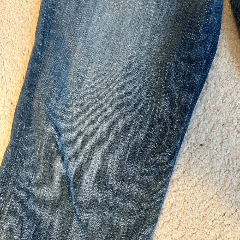 Express Super High Rise Straight Jeans — Size 4R - Picture 3 of 7